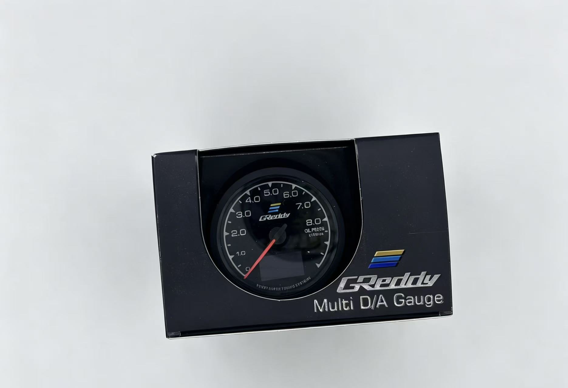 Greddi Pointer-Type Lcd Instrument Water and Oil Temperature Gauge with Seven-Color Backlight Switch for Car Modification Wholesale