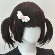 天使爱心十字架翅膀发夹少女边夹软妹亚文化宅女可爱医疗系头饰