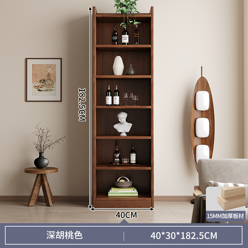 Estante de exhibición para té de estilo chino de madera maciza, pequeño gabinete multiusos, estante decorativo para sala de estar. image 19