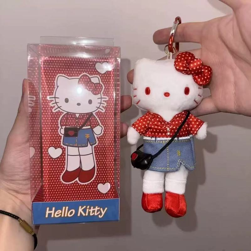 漫画アニメネット有名人同風KT猫大集合シリーズキーホルダー、女の子用バックパック飾り卸売|undefined