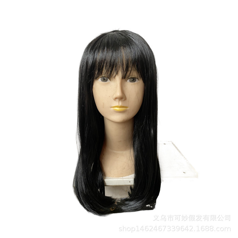 Wig manufacturers specializing in the production of foreign trade in Europe and the United States long straight hair various styles color wig headgear color hair set Wig manufacturers specializing in the production of foreign trade in Europe and the United States long straight hair various styles color wig headgear color hair set