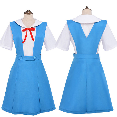 Neon Genesis Evangelion cos clothing Ayanami Rei Asuka Misato JK uniform skirt cosplay anime clothing