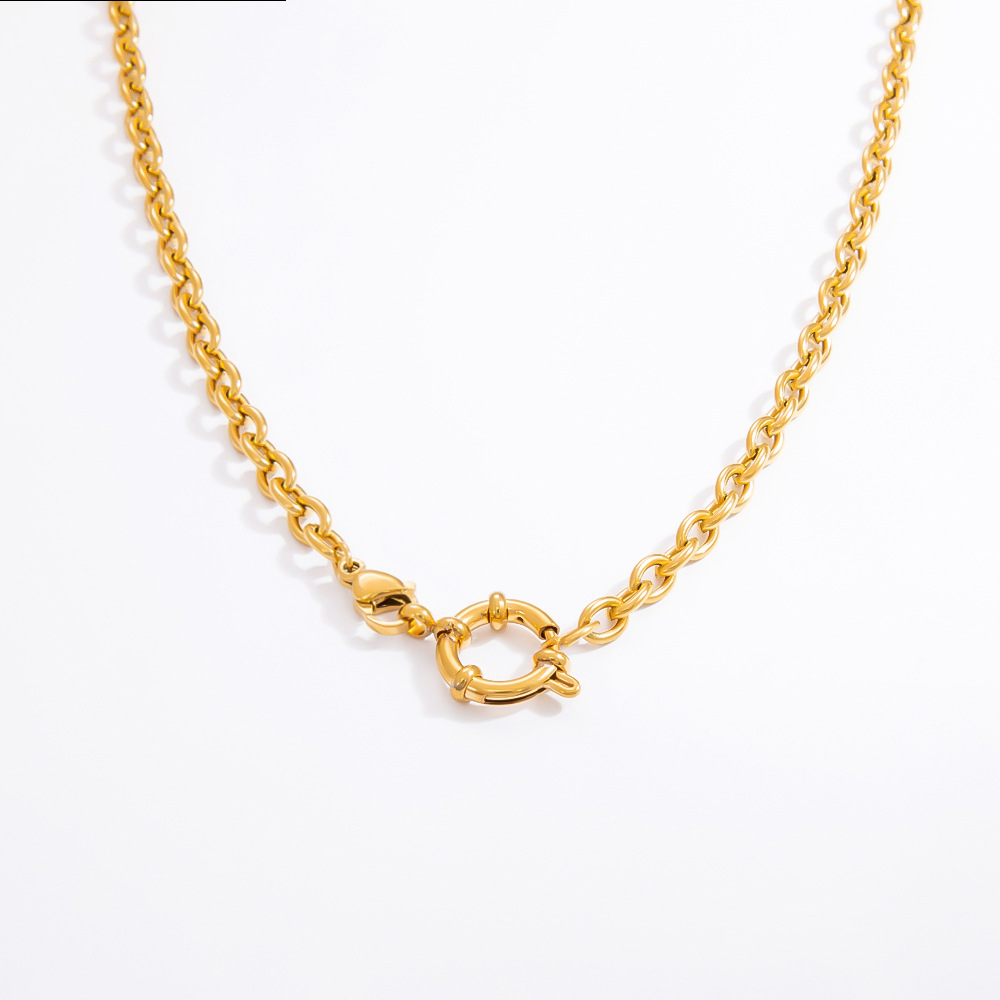 8g Weight PVD Coated Gold Plating Process Chain Jewelry Making Type 40-45cm Jewelry Making Size Lobster Trigger Clasp Closure Clasp Closure Type 18K Gold Plated Plating Material Paperclip Chain, cable chain, snake chain Chain Type 1 Piece Quantity 304 Stainless Steel Material Geometric Pattern Polished Finish Simple Style Style 1 Piece 304 Stainless Steel 18K Gold Plated PVD Coated Paperclip Chain Cable Chain Snake Chain Polished 40-45cm DIY Jewelry Accessories Chain Simple Style Geometric 11