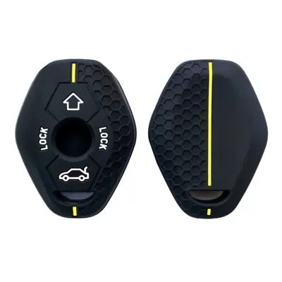 X3X5X Series Honeycomb Pattern Silicone: Static Rod/Key Bag - black-yellow-line-b