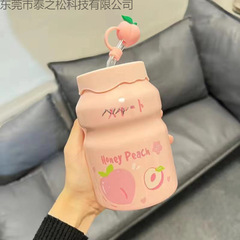闺蜜生日送女生高颜值马克杯带盖陶瓷水杯可爱伴手礼吸管杯子晚辈