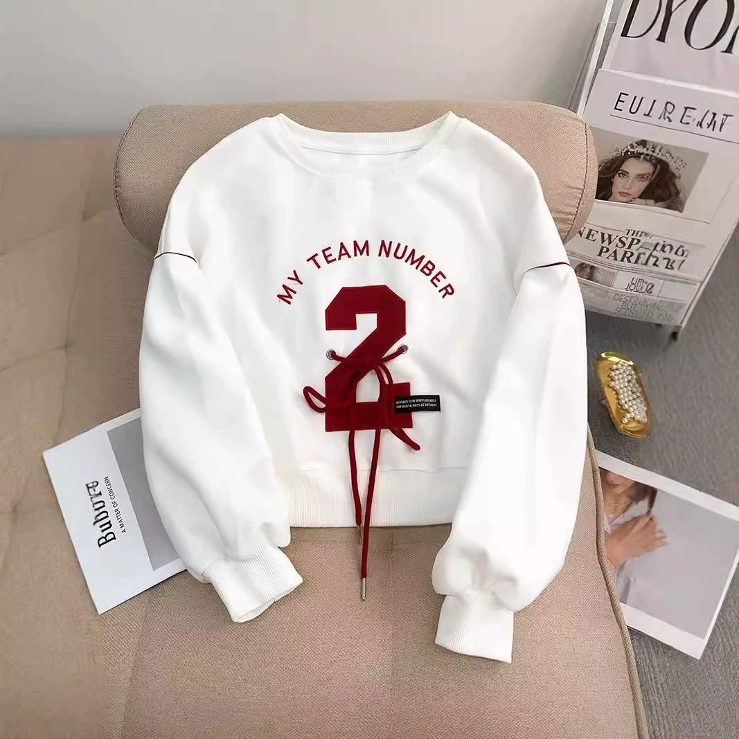 Трансграничный хлопок из хлопка и хлопка 320 г 2024 Весна и Осень вышитая короткая рубашка с длинными рукавами большой размер женщины 200 кг