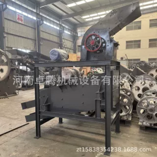 小型PC-240*450锤式破碎机建筑垃圾混凝土鹅卵石制砂机配振动筛