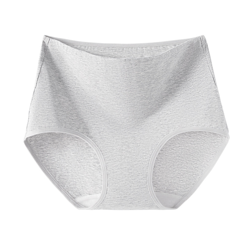 Bragas suaves transpirables de algodón de cintura alta entrepierna antibacteriana entrepierna de algodón entrepierna más larga pantalones de algodón de gran tamaño para mujer