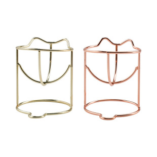 Supply metal cat puff rack gourd beauty makeup egg rack makeup egg puff storage rack drying bracket in stock
