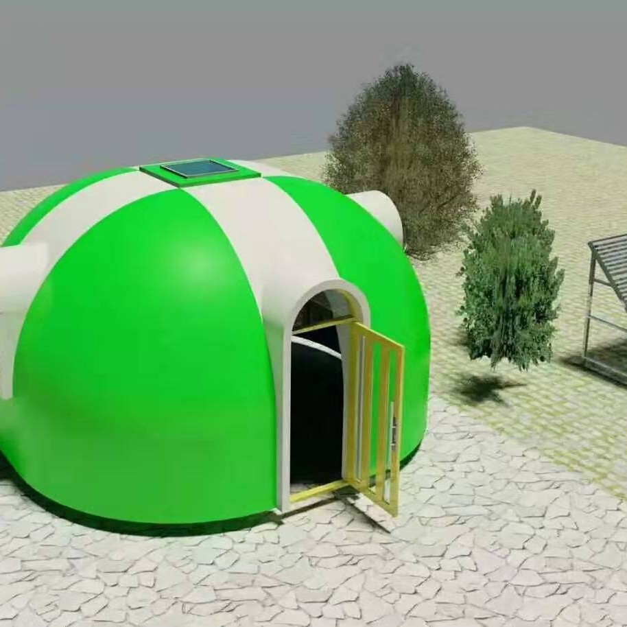 Grafeno Cúpula Casa de la seta Casa del pan al vapor huevo Casa Cúpula Casa esférica casa yurta B & B