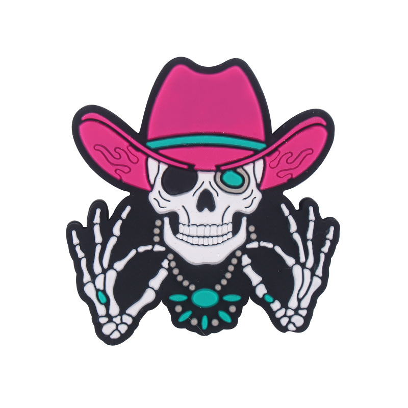 Productos creativos para bebés DIY dibujos animados esqueleto humano joyas de silicona pezón cadena de dientes molares accesorios de pulsera de goma