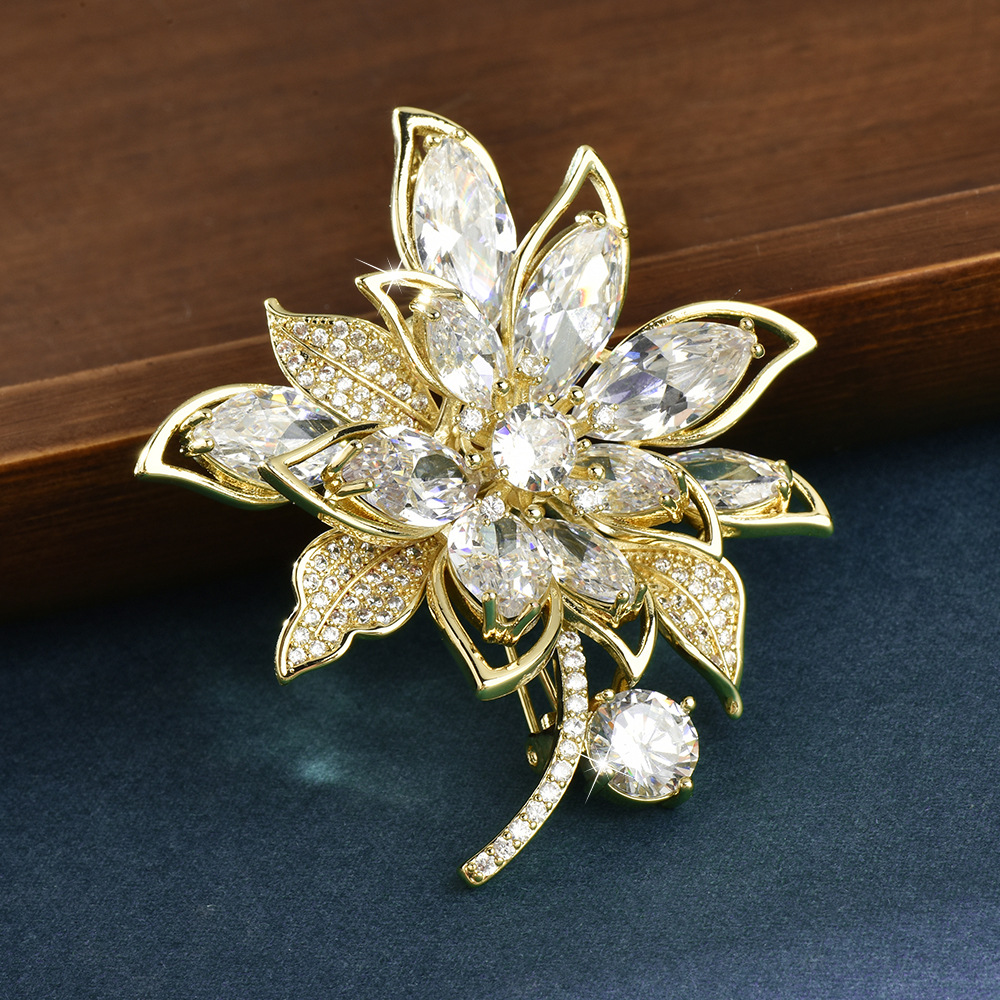 Oversized emalj blomma statement armband för kvinnor boho stil_voghion.com