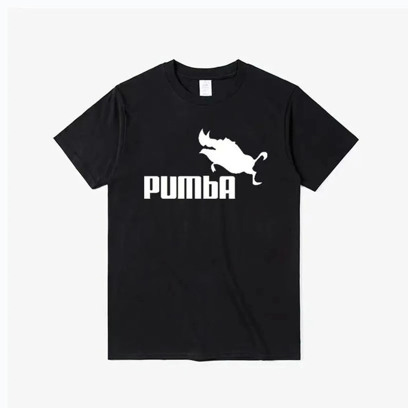 Fashion funny cool cute Pumba men's casual short sleeve cotton top summer sweatshirt clothing T-shirt