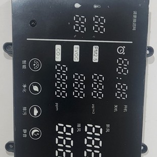 Temperature, Humidity, Pm2.5, Co2, Time Led Screen, with Touch, 485, High-Precision Brightness Display