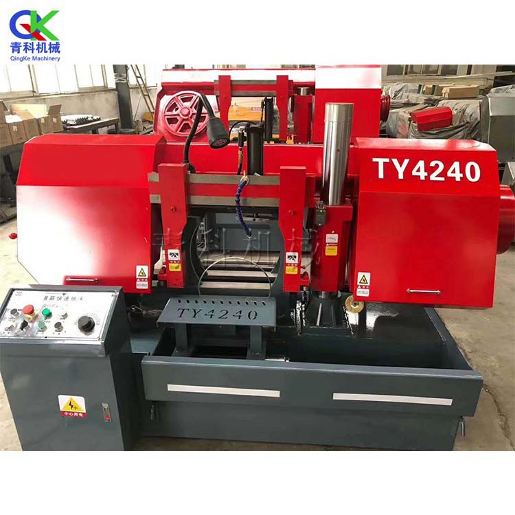 卧式金属带锯床 双立柱结构液压型钢筋锯切机 三向液压钢筋切割机