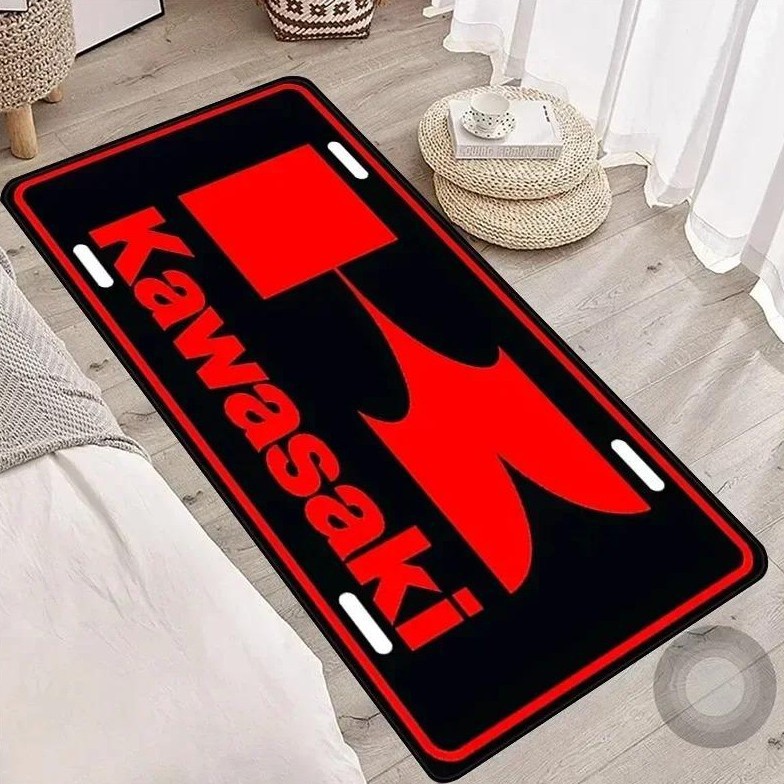 Cross-border Amazon bestseller TEMU motorcycle enthusiast motorcycle display mat, dirt-resistant and easy to clean, living room floor mat