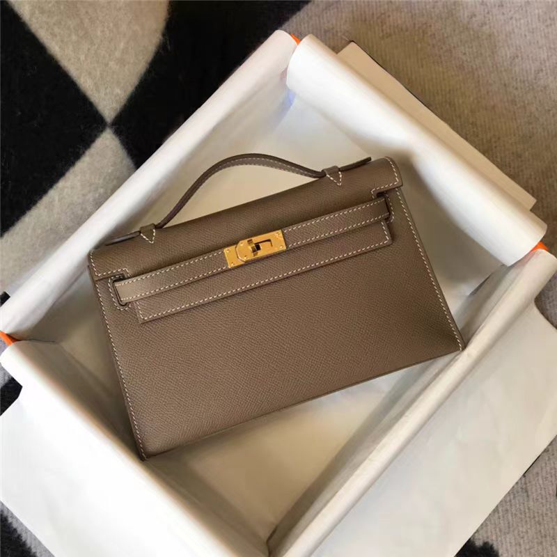 2025 New Generation Kelly Bag Mini Genuine Leather Women's Bag High-End Versatile Handbag Single Shoulder Crossbody Small Bag