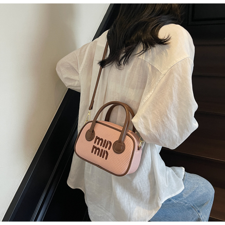 Women's bag 2025 Summer New style trendy and stylish small square bag, Boston retro hand-held pillow bag, single-shoulder crossbody bag undefined