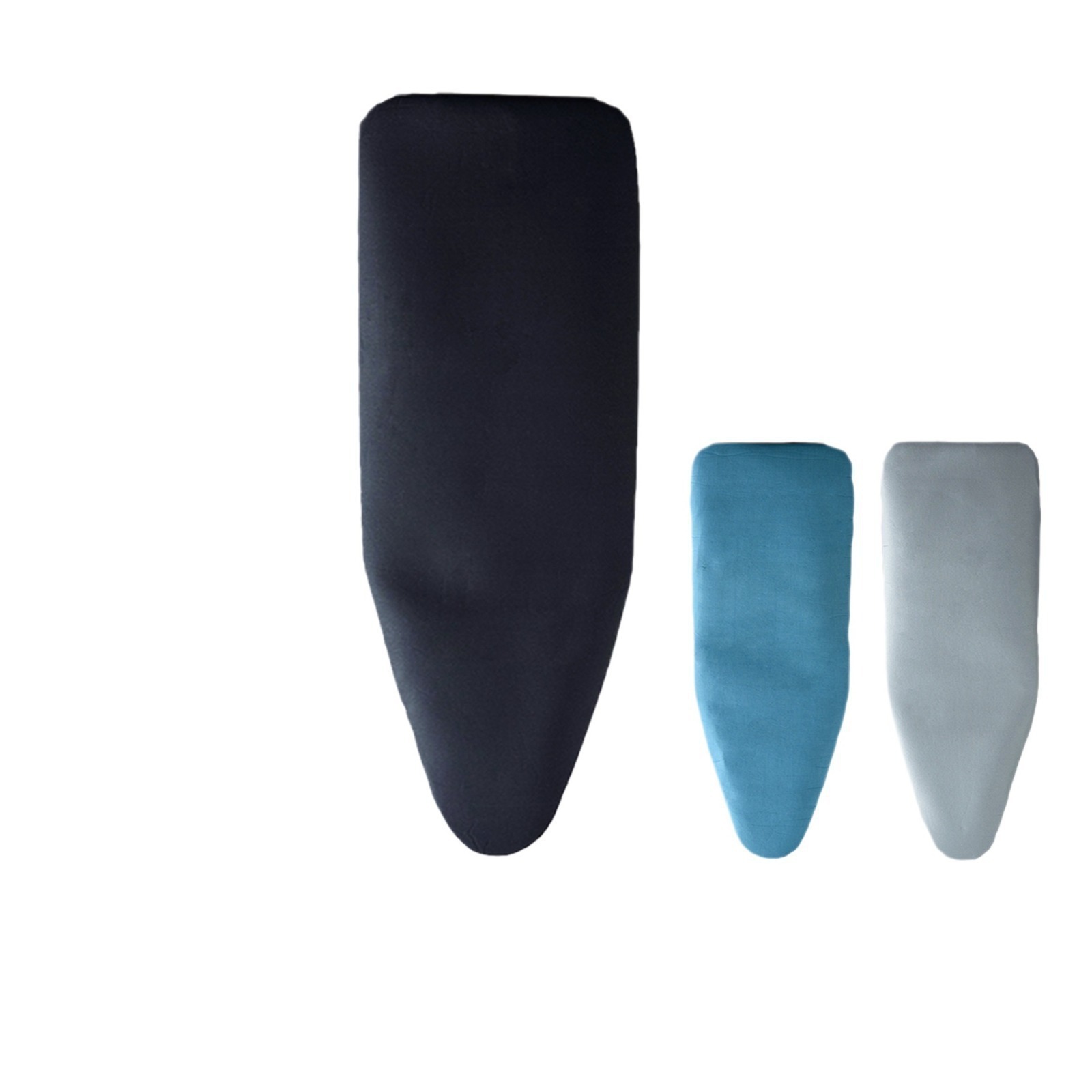 Funda para tabla de planchar con protección de bordes, accesorios, cierres a presión, resistente a altas temperaturas, funda para tabla de planchar de algodón con revestimiento plateado.
