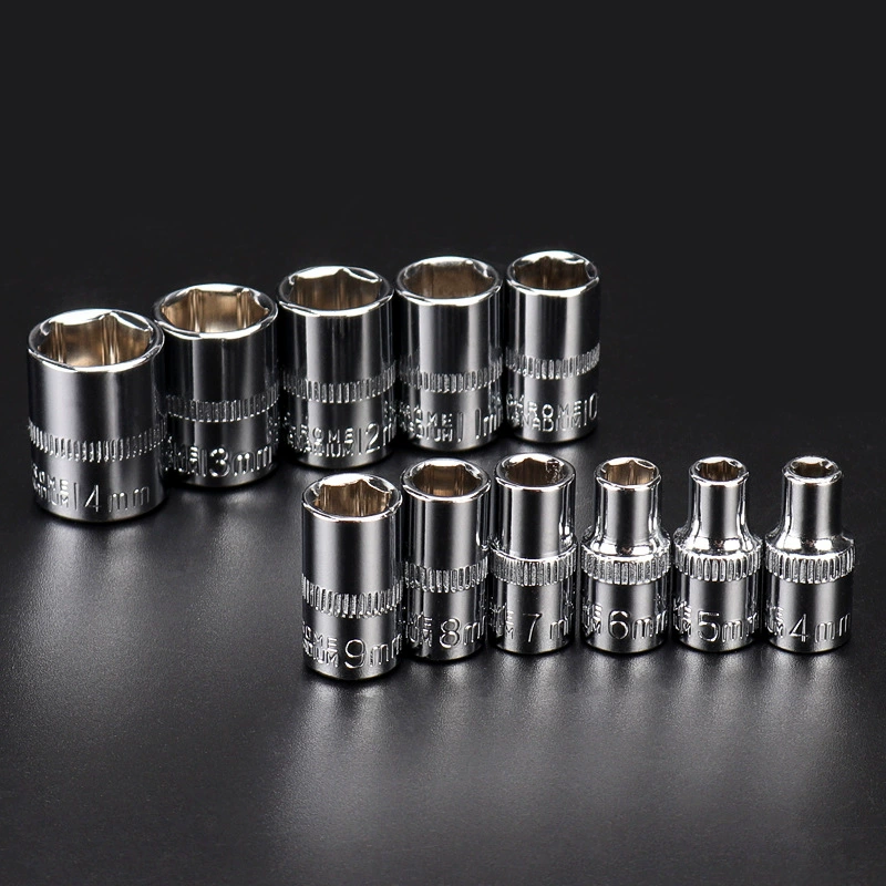 Удлиненный шестигранный костюм с головкой под торцевой ключ для обслуживания автомобилей Средний Летающий гаечный ключ 1/4 дюйма 10 мм