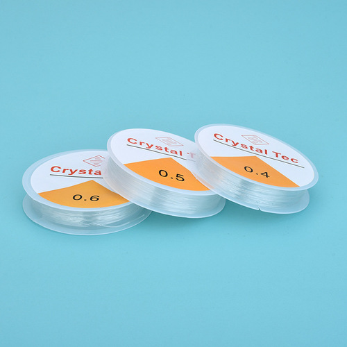 Crystal transparent elastic thread diy handmade beading thread elastic rope necklace bracelet jewelry accessories wire wholesale