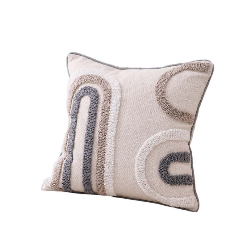 Algodón transfronterizo lino bohemio ins almohada de viento sofá almohada cabecera respaldo ventana flotante costilla cojín cubierta al por mayor