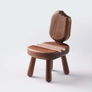 Wooden Desktop Lazy Mobile Phone Bracket Ice Cream Creative Cute Tablet ipad Simple Universal Adjustable Mobile Phone Holder