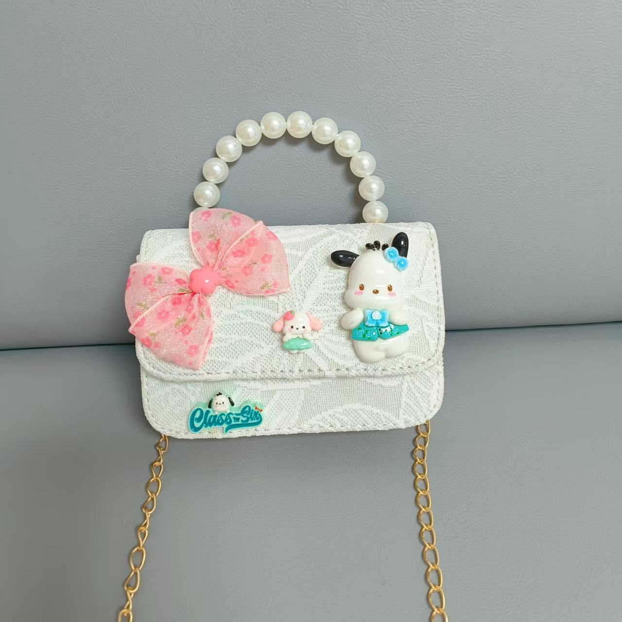 Bolso de perlas, bolso de hombro, bolso de Año Nuevo, bolso de Año Nuevo, bolso de cadena, bolso de fragancia, bolso pequeño