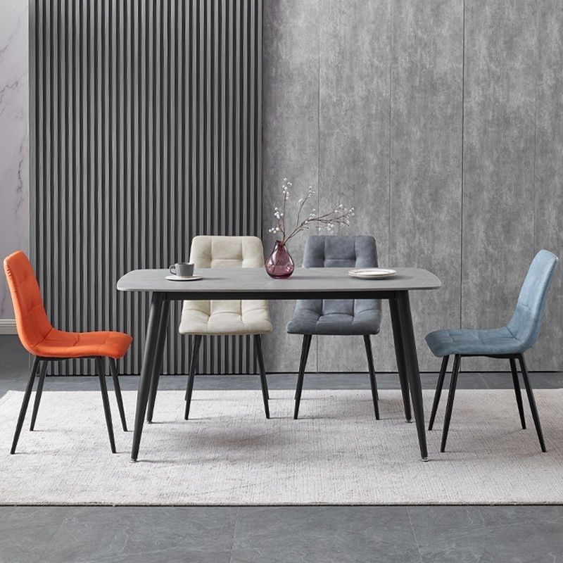 Silla de comedor doméstica de lujo ligera silla de respaldo nórdica moderna silla de comedor casual silla de comedor simple silla de comedor de hotel silla de comedor casera