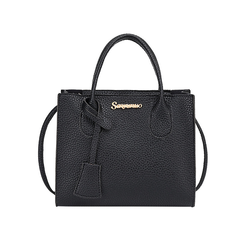 Bolso de mano de comercio exterior 2025 nuevo bolso de mujer de comercio exterior estampado litchi bolso de hombro bolso de mujer fábrica directa