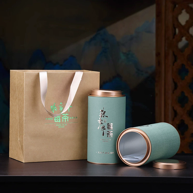 Чжанцзяцзе ягодный чай банки бумажные банки около 3 двух Yongshun ягодный чай герметичный цилиндр упаковочная коробка пустая Подарочная коробка оптом