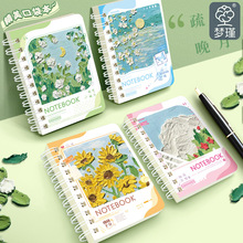 卡通线圈本少女心小本子可爱迷你便携随身小号记作业记事本
