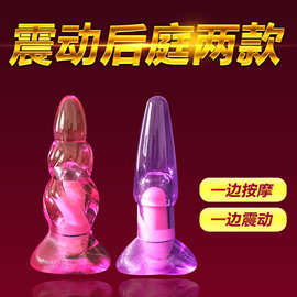 震动拉珠后庭肛塞G点刺激后庭按摩器外出穿戴前列腺刺激自慰肛栓