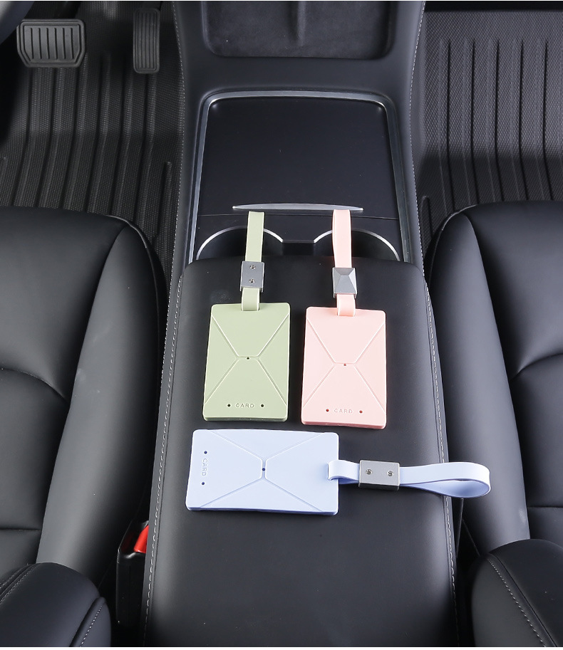 Suitable for Tesla Card Key Case New Version Modely/3 Soft Silicone Key Card Protective Case Wholesale
