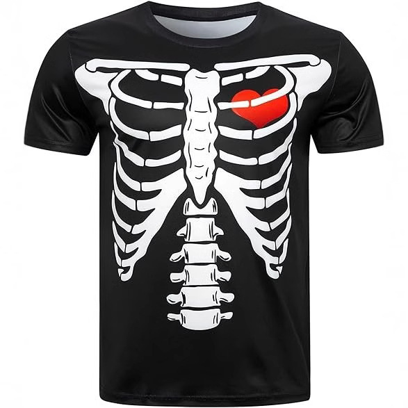 Divertido y divertido traje de baño de playa 3D impresión digital para hombres y mujeres verano suéter suelto hombro de manga corta camiseta fábrica