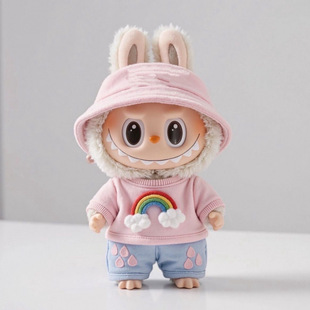 ����17cm&ldquo;��������&rdquo;����һ��վ�˒��labubu������Q���b������