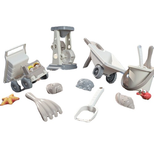 Playful Bear Children's Sand Toys Set Baby Shovel Sand Dig Sand Hourglass Play Sand Tools Thick Small Shovel and Bucket