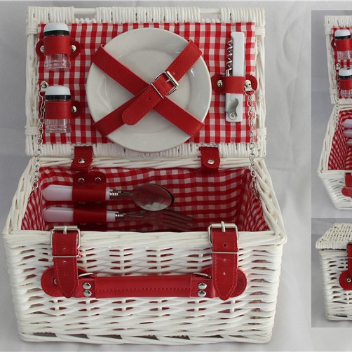 Canasta de picnic personalizada, mimbre hecho a mano con tapa, canasta de regalo, salida de primavera, canasta de almacenamiento de frutas, bolsa de aislamiento de vajilla
