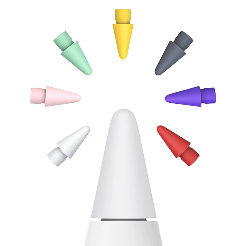 Подходит к стилусу Apple Pencil цветной наконечник iPad handwriting первого и второго поколений износостойкая замена наконечника