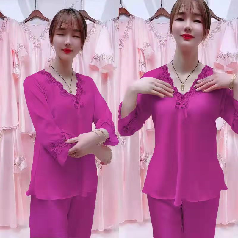 긴팔 3058 # 로즈 레드