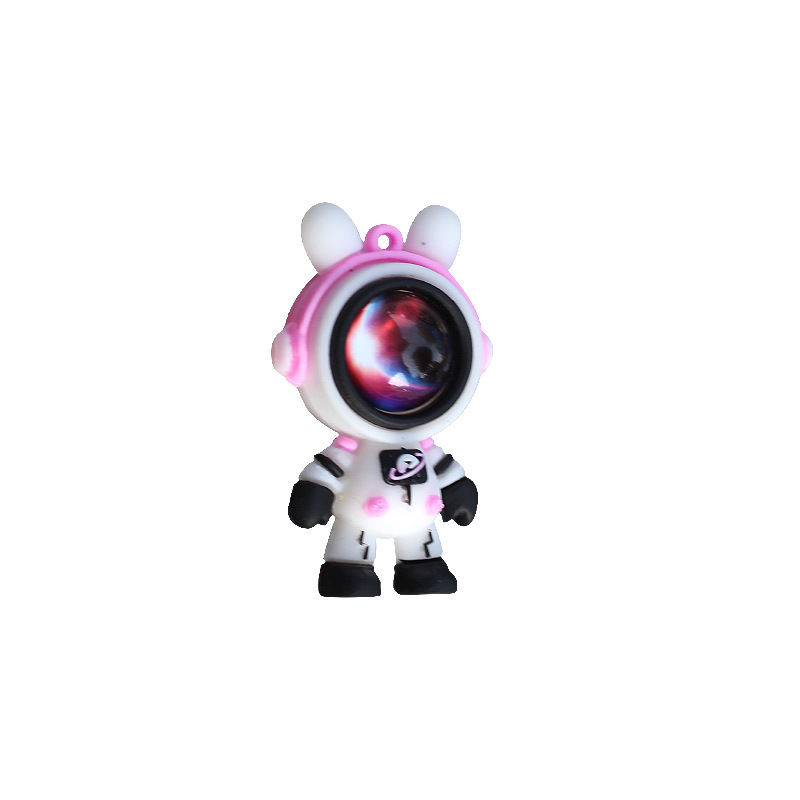 Productos explosivos Salida de aire del automóvil Viajando por el cielo estrellado Conejo astronauta clip aromaterapia perfume de automóvil adorno de dibujos animados accesorios decorativos