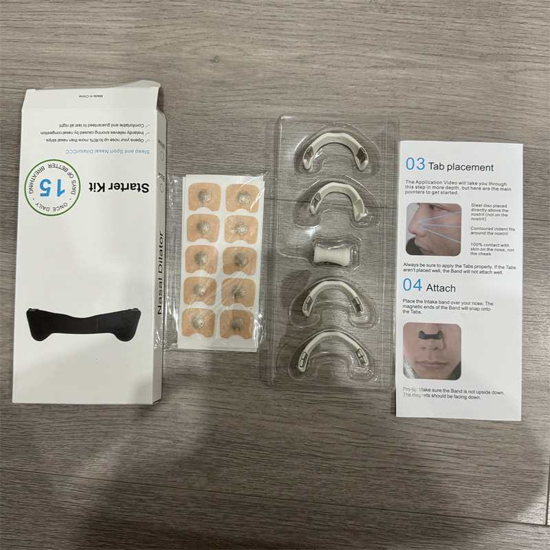 跨境热卖鼻呼吸扩张器磁性贴片鼻腔扩张吸氧打呼噜磁吸鼻贴止鼾贴|undefined