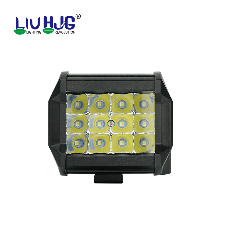 Truck Auxiliary Inspection Work Light Modified Off-Road Vehicle Roof Light Universal External Spotlight for Cars, Three-Lens Model, 4inch Lights
