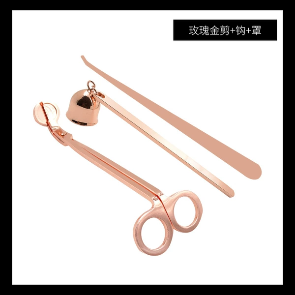 Golden set, pink gold, 3 piece set
