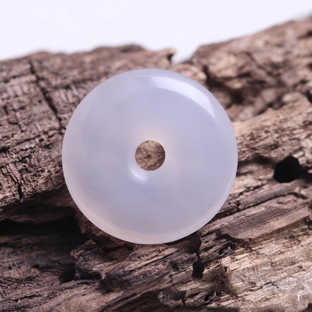 칼세도니 안전 버클(직경 30mm, 두께 5mm)