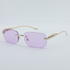 Decorations, retro sunglasses suitable for men and women, metal glasses, wholesale