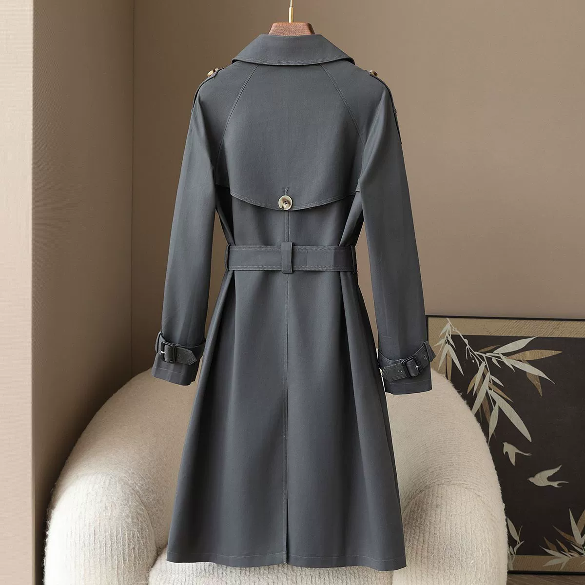 Плотно кимоно весенний дизайн приталенное trench coat, тренд сезона