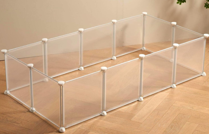 Valla de perro mascota perro interior y gato jaula aislamiento puerta valla Combinación libre medio y pequeño perro valla