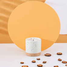 3盎司灌蜡喷点陶瓷杯泼墨蜡烛杯亚马逊创意陶瓷香薰蜡烛杯