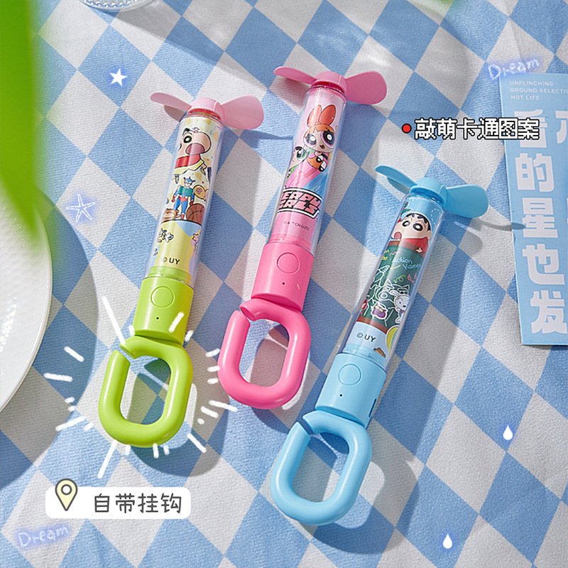 Crayón auténtico pequeño nuevo círculo bambú libélula ventilador estudiante USB portátil mini ventilador silencioso